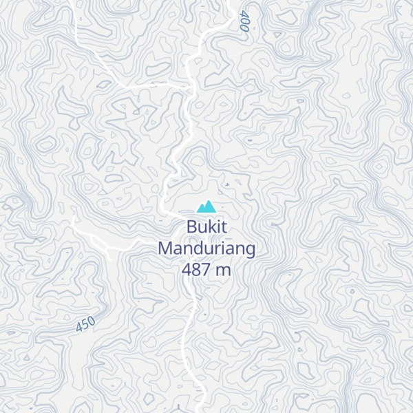Map of Bukit Manduriang