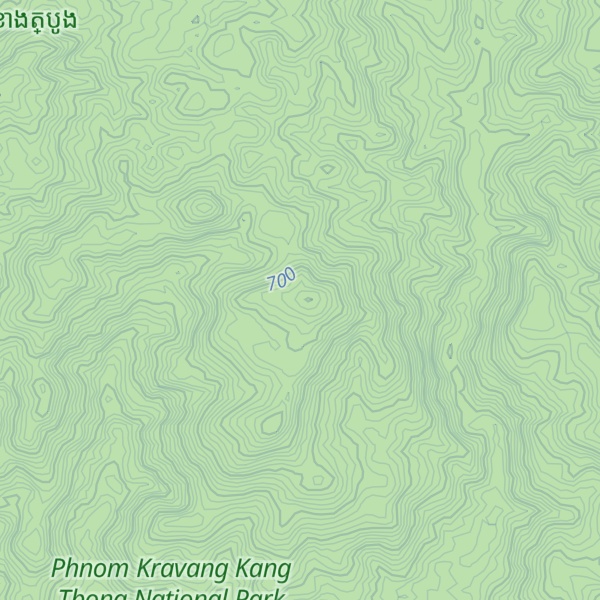 Map of Phnum Sral
