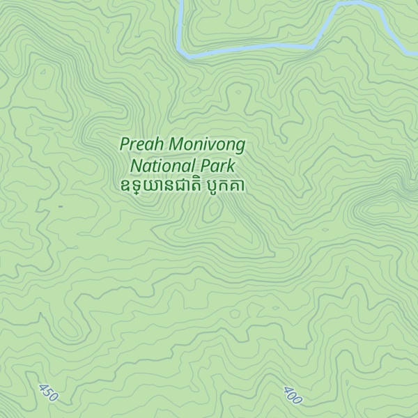 Map of Phnum Kbal Sla Touch