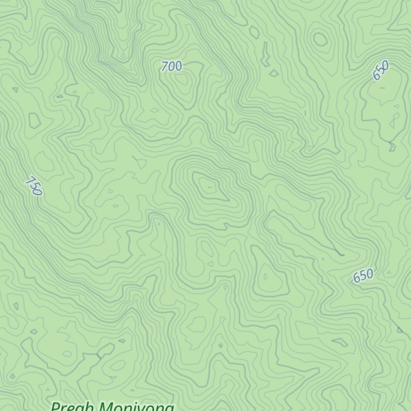 Map of Phnum Veal Chhuk