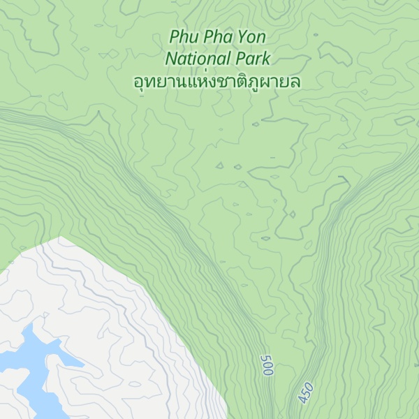 Map of Phu Lat Nang Ni
