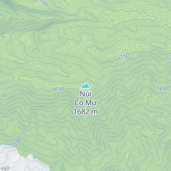 Map of Núi Co Mư