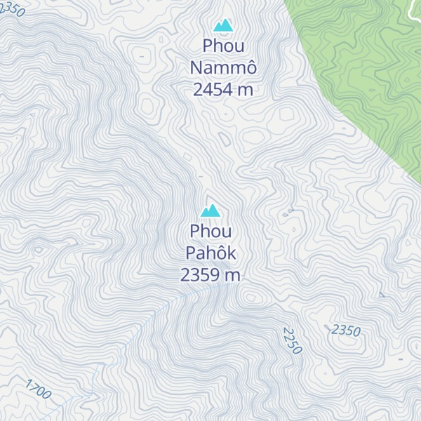 Map of Phou Pahôk