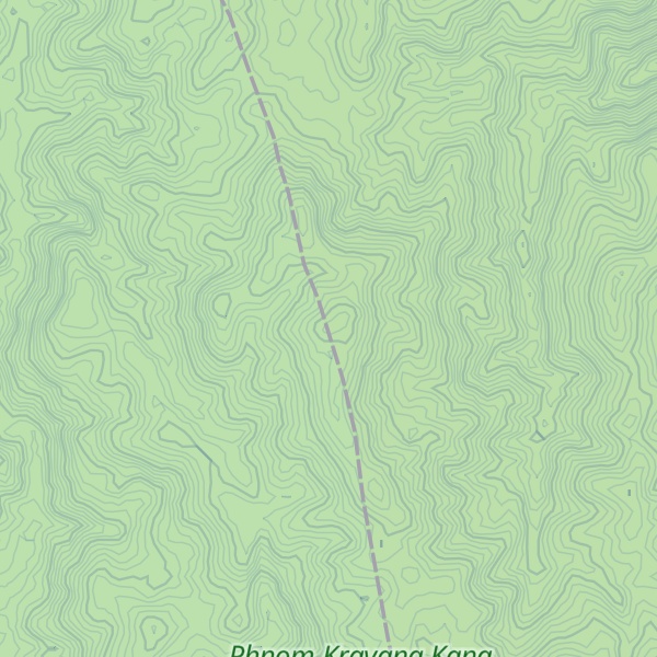 Map of Phnum Thma Mul