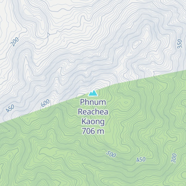 Map of Phnum Reachea Kaong