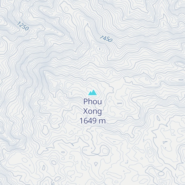 Map of Phou Xong