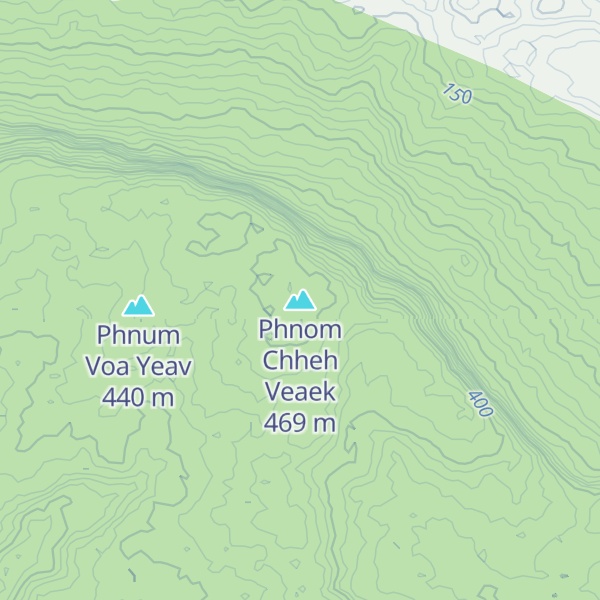 Map of Phnom Chheh Veaek