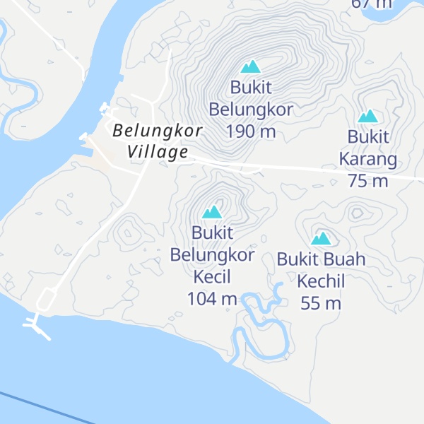 Map of Bukit Belungkor Kecil
