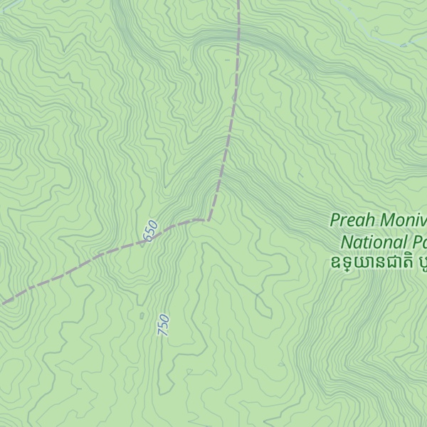 Map of Phnum Chrey Mong