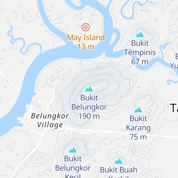Map of Bukit Belungkor