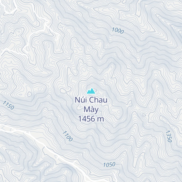 Map of Núi Chau Mày