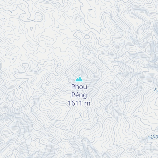 Map of Phou Péng