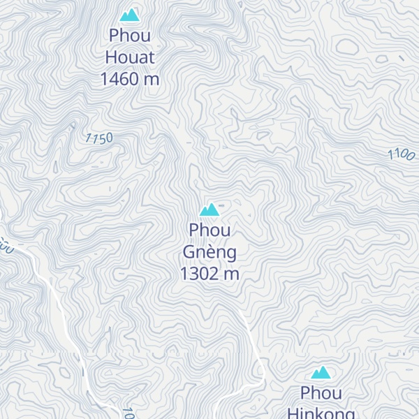 Map of Phou Gnèng