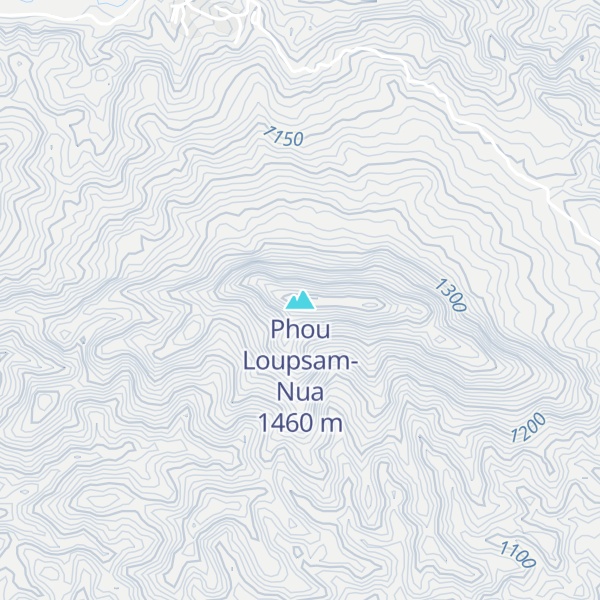 Map of Phou Loupsam-Nua