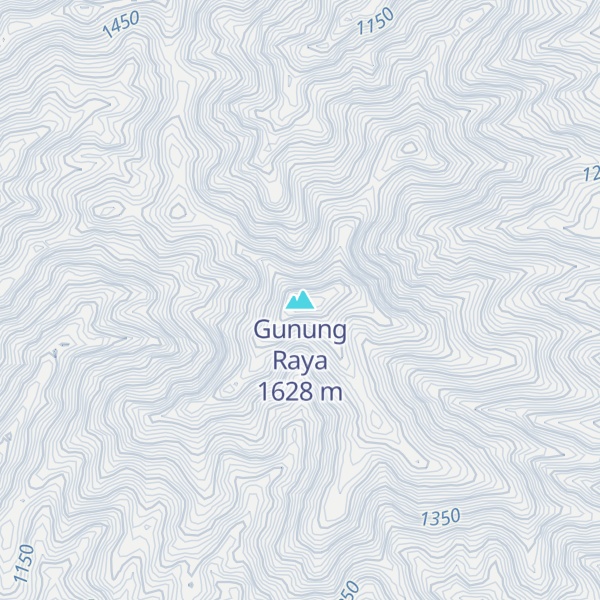 Map of Gunung Raya