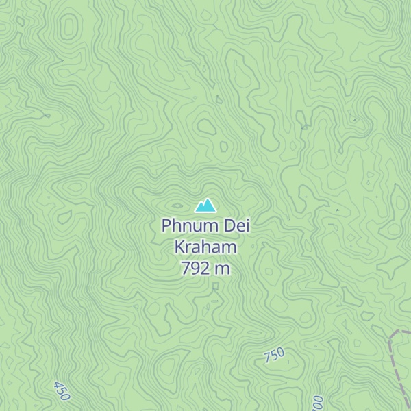 Map of Phnum Dei Kraham