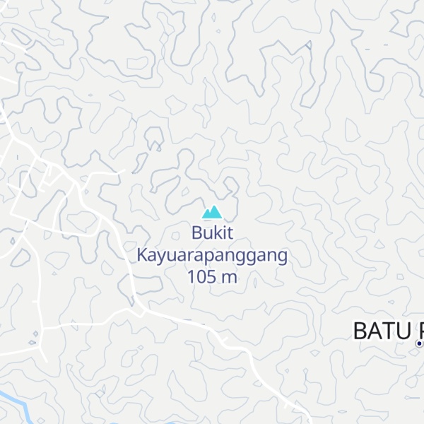 Map of Bukit Kayuarapanggang