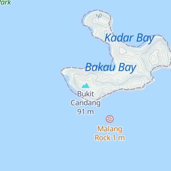 Map of Bukit Candang