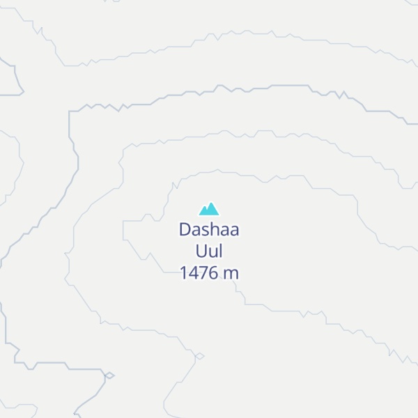 Map of Dashaa Uul