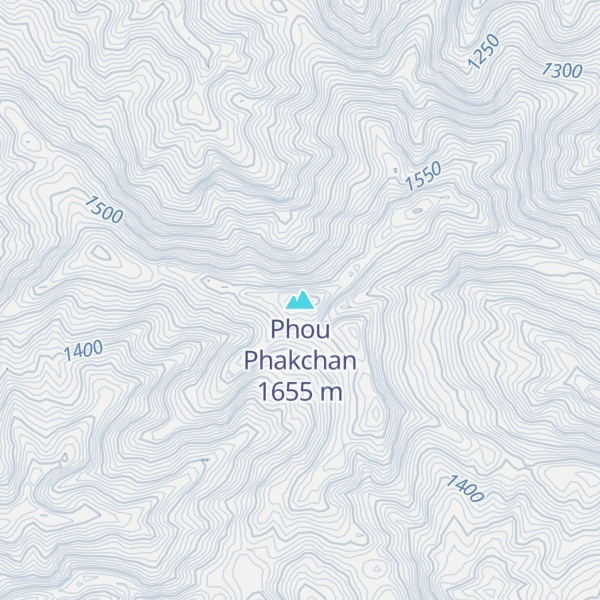 Map of Phou Phakchan