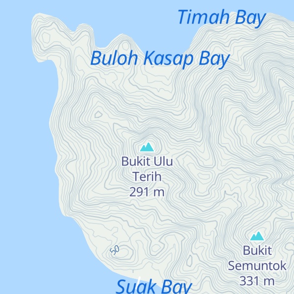 Map of Bukit Ulu Terih