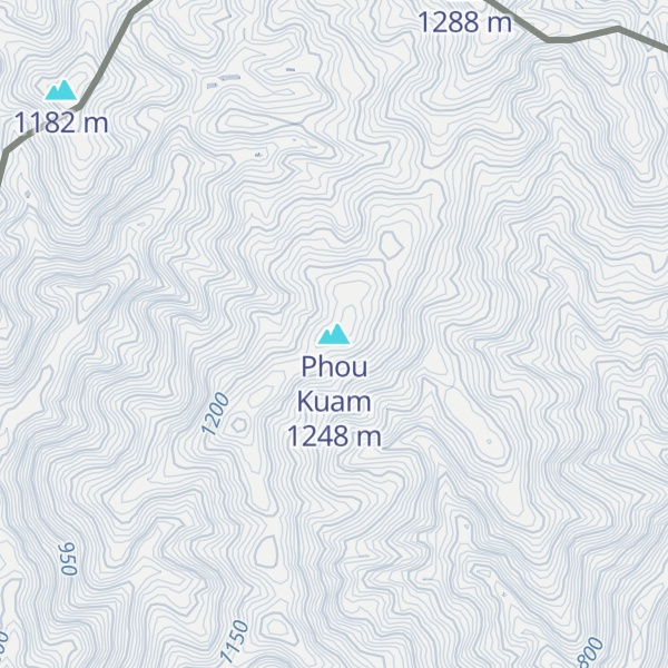 Map of Phou Kuam