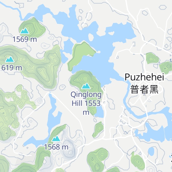 Map of Qinglong Hill