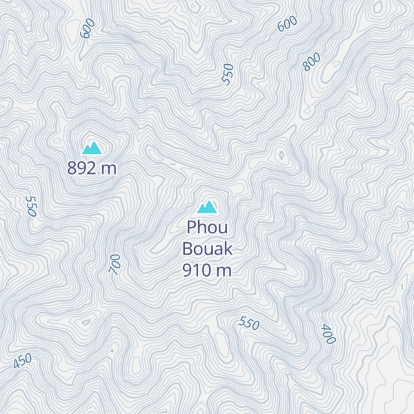 Map of Phou Bouak