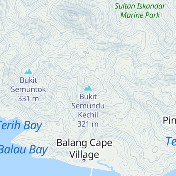 Map of Bukit Semundu Kechil