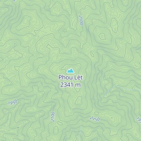 Map of Phou Lèt