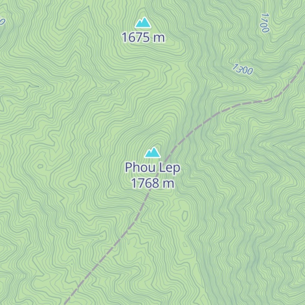 Map of Phou Lep