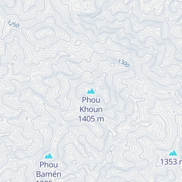 Map of Phou Khoun