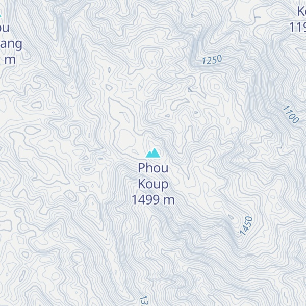 Map of Phou Koup