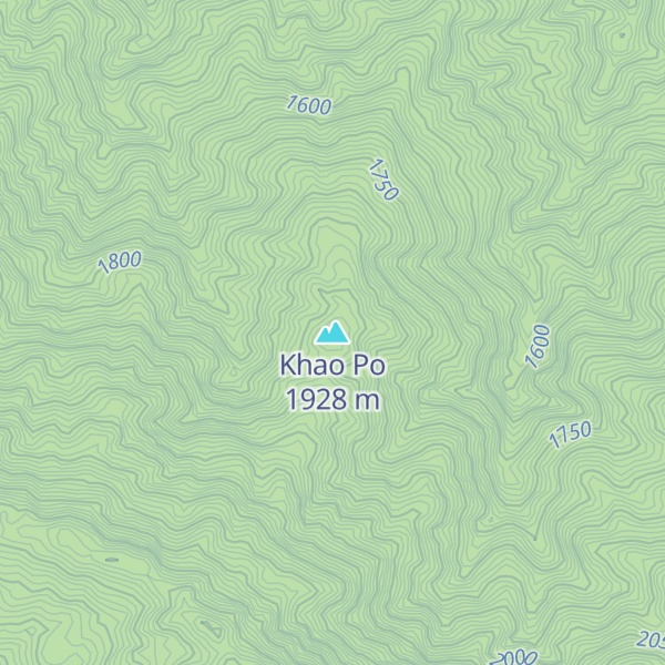 Map of Khao Po