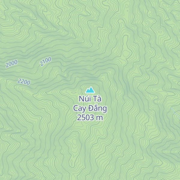 Map of Núi Tà Cay Đắng