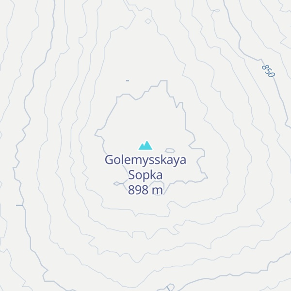 Map of Golemysskaya Sopka