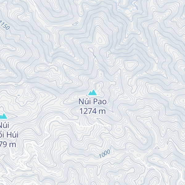 Map of Núi Pao