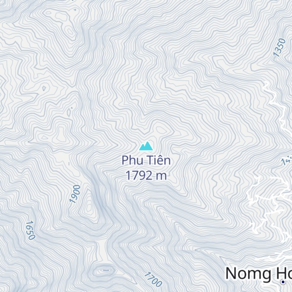 Map of Phu Tiên
