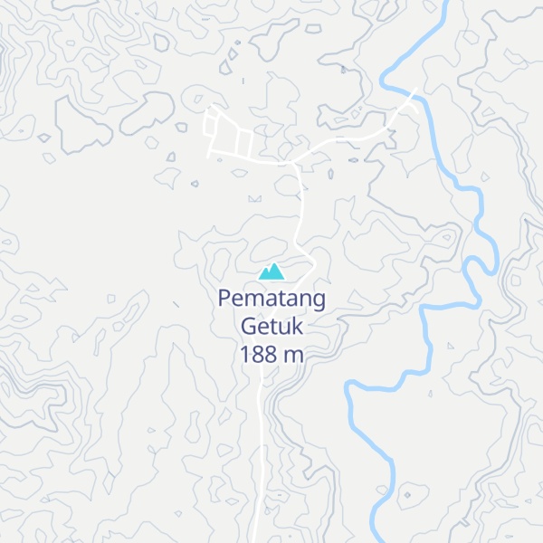 Map of Pematang Getuk
