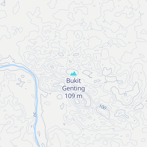 Map of Bukit Genting