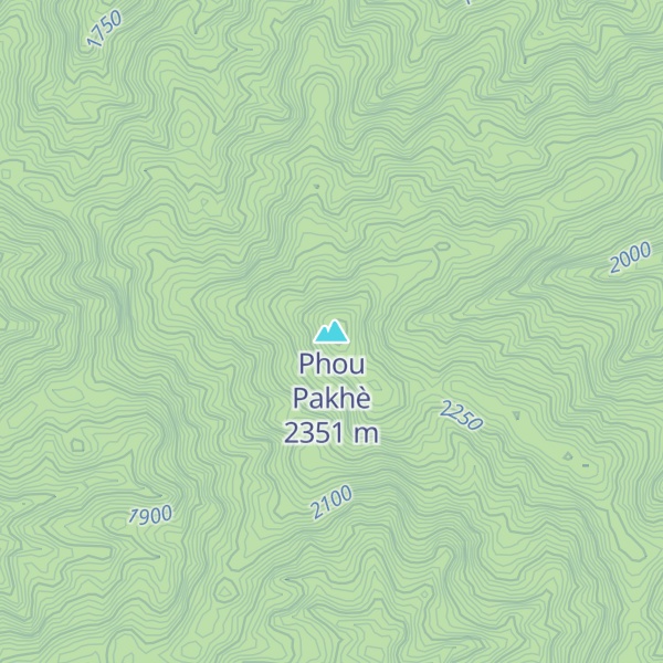 Map of Phou Pakhè