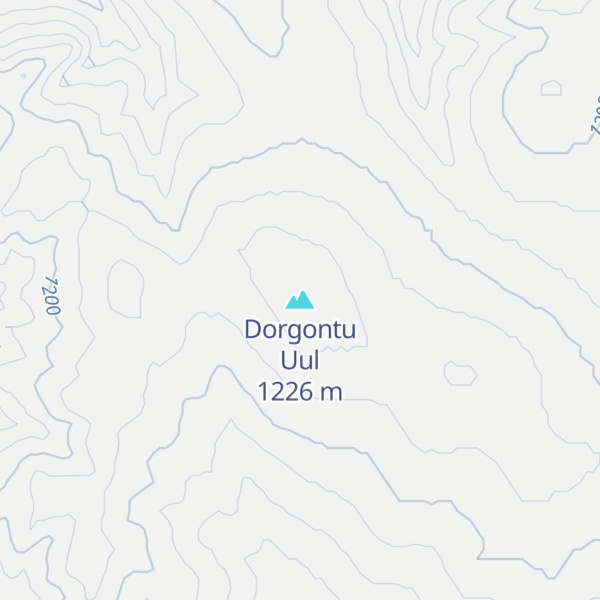 Map of Dorgontu Uul