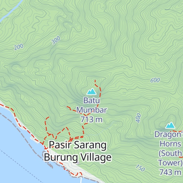 Map of Batu Mumbar