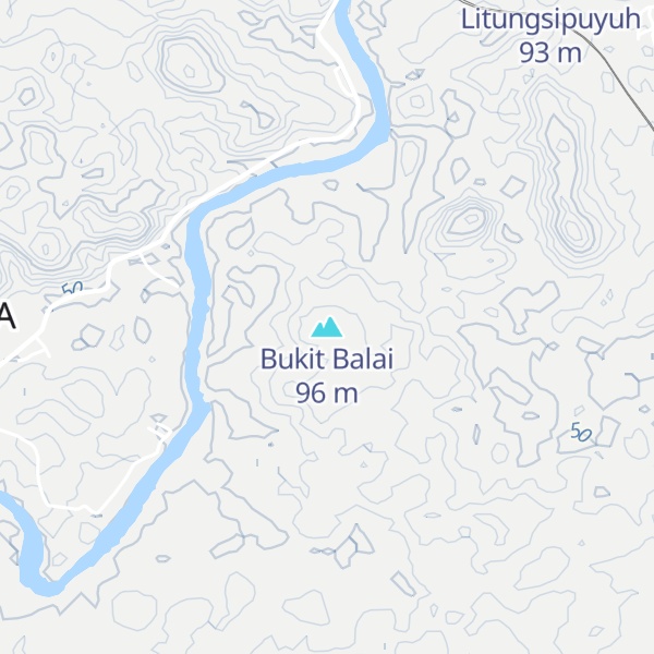 Map of Bukit Balai
