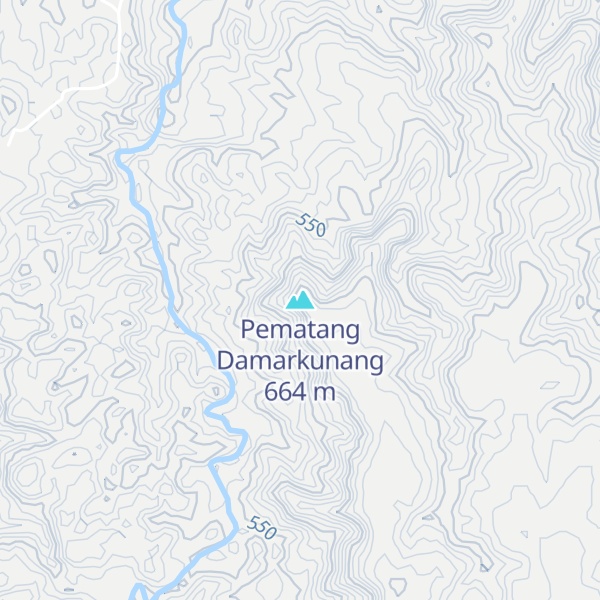 Map of Pematang Damarkunang