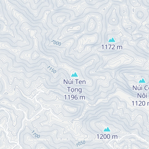 Map of Núi Ten Tọng