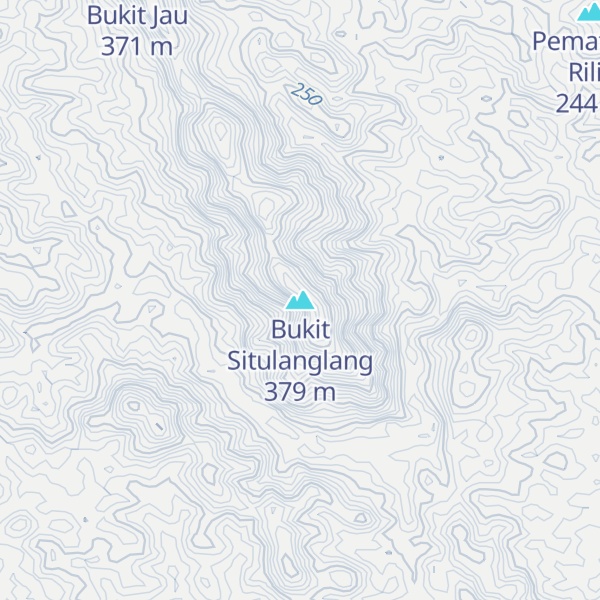 Map of Bukit Situlanglang