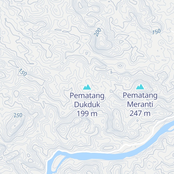 Map of Pematang Dukduk