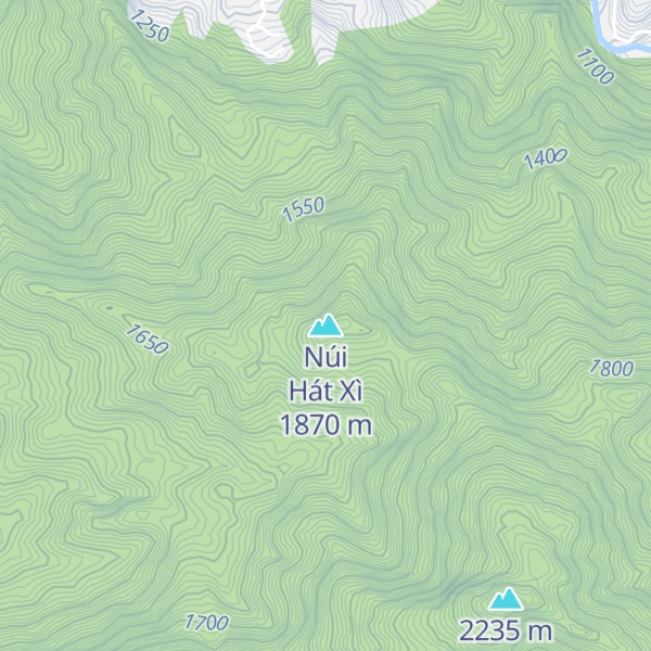 Map of Núi Hát Xì