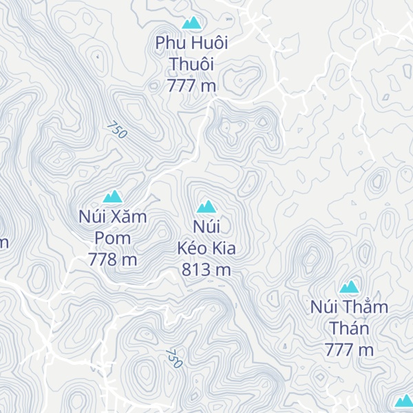 Map of Núi Kéo Kia